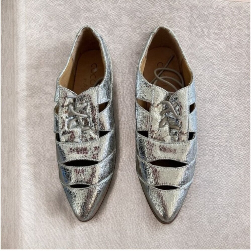 Coconuts by Matisse Metallic Silver Loafers